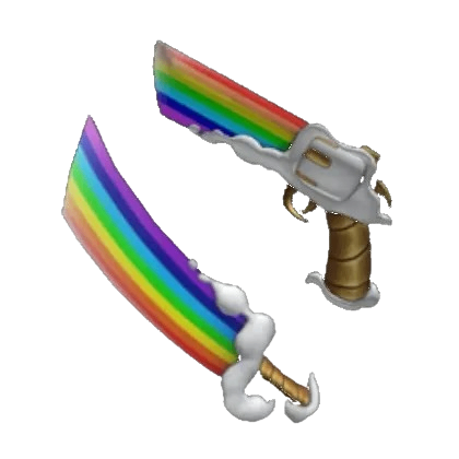 [🌈] - Set Rainbow (Rainbow + Rainbow Gun) - Murder Mystery 2