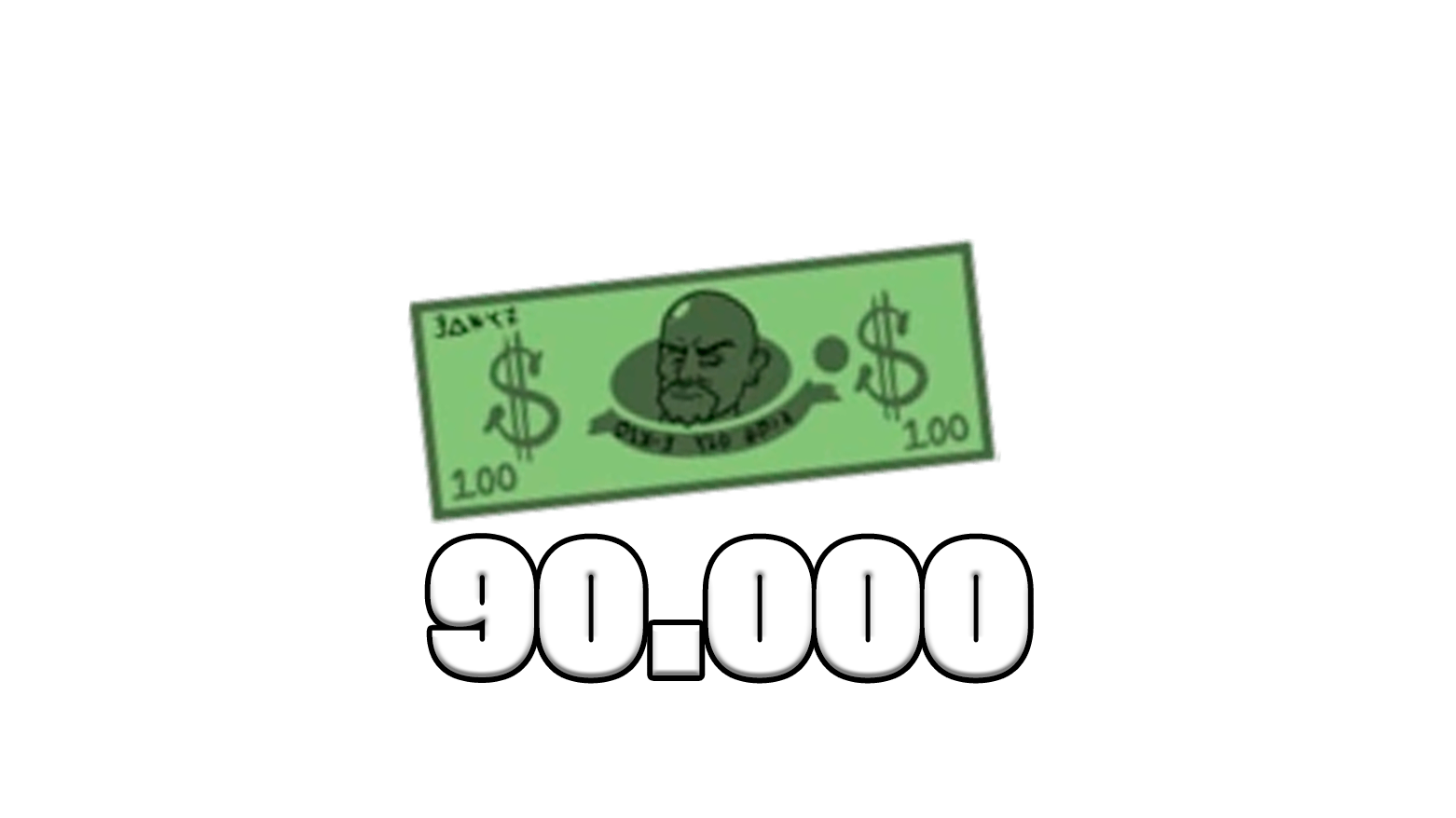 90.000 de Dinheiro no Jogo