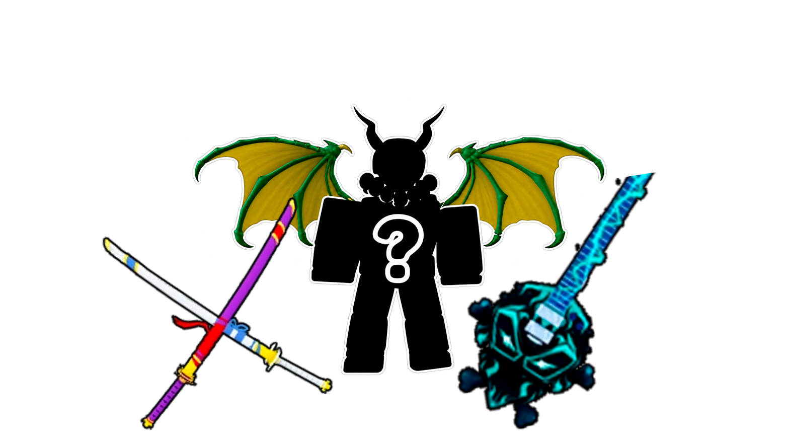Raça V4 Aleatória Full Gear + Skull Guitar + Cursed Dual Katana (CDK) + Godhuman