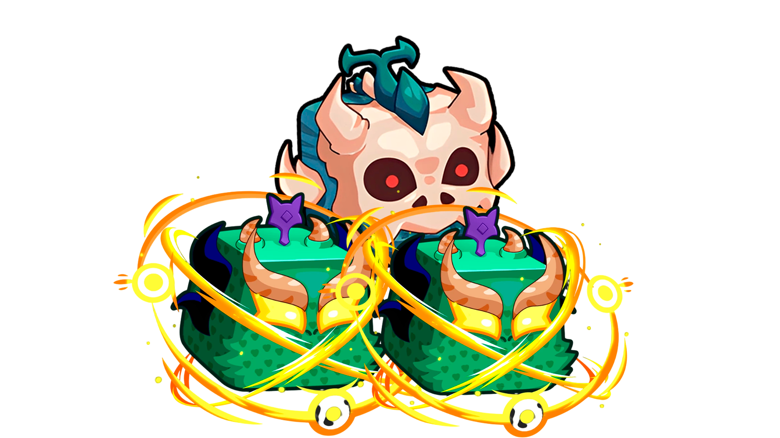 Conta com 2 Dragon ou T-Rex no Inventário