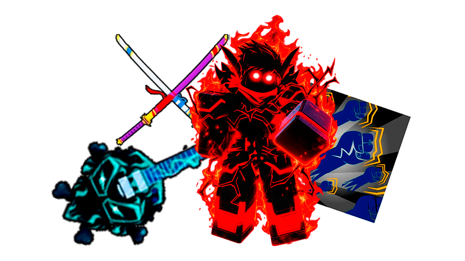 Human V4 Full Gear + Skull Guitar + Cursed Dual Katana (CDK) + Godhuman + Level Máximo